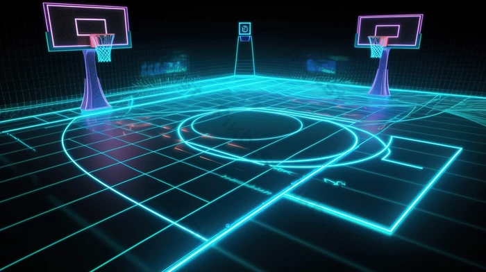 Sân Bóng Rổ Neon ở Dạng 3d Tạo Ra Thiên đường Thể Thao ảo Cho Các Vận động Viên | Nền JPG Tải xuống miễn phí - Pikbest